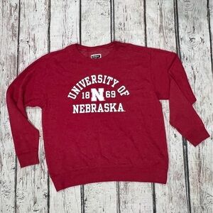 University of Nebraska Cornhuskers League Red Crewneck Sweatshirt